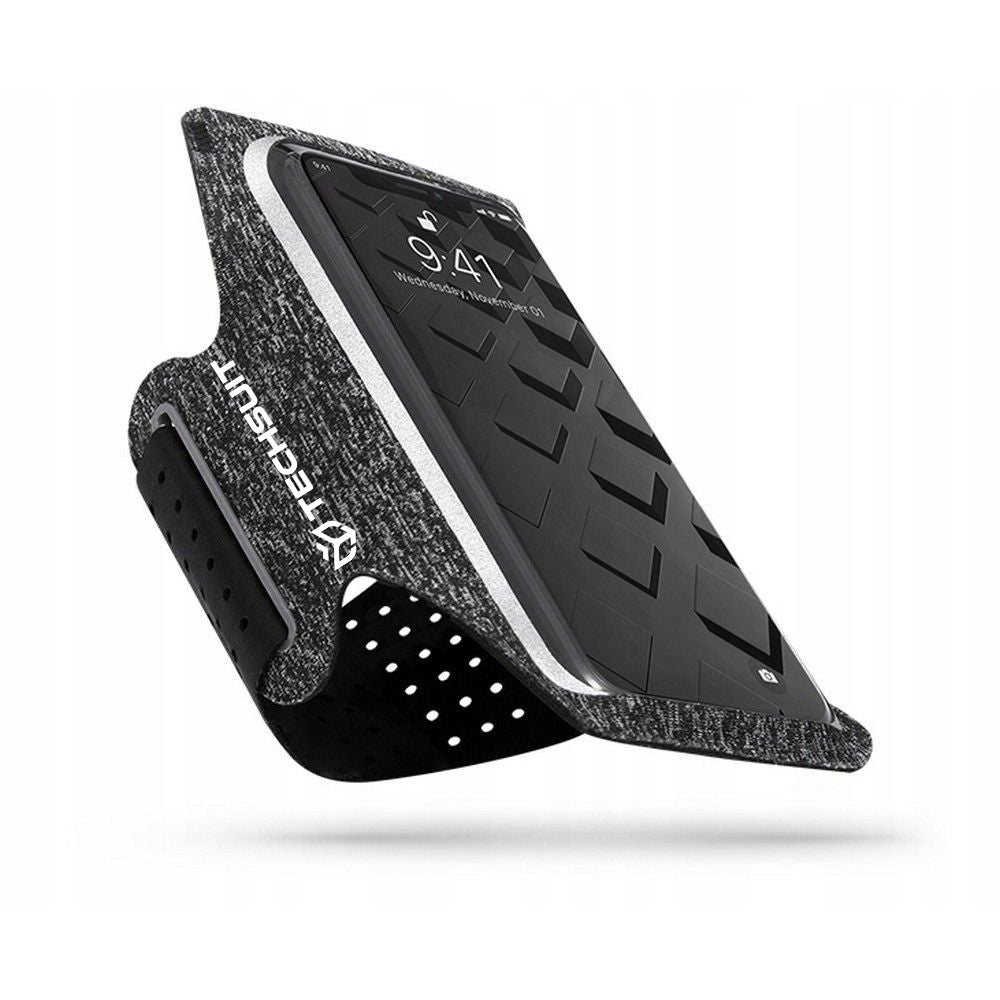 Universele Telefoonhoes max. 6,5 inch, Techsuit, Sports TH10, Zwart