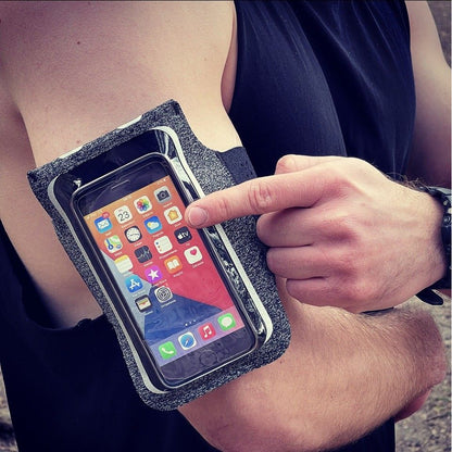 Universele Telefoonhoes max. 6,5 inch, Techsuit, Sports TH10, Zwart