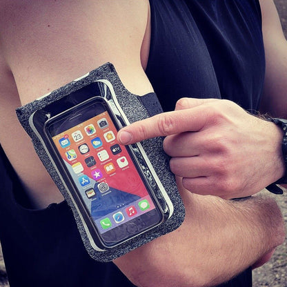 Universele Telefoonhoes voor max. 7 inch, Techsuit, Sports TH10, Zwart