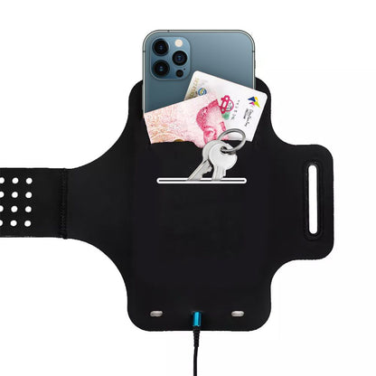 Universele Telefoonhoes voor max. 7 inch, Techsuit, Sports TH10, Zwart