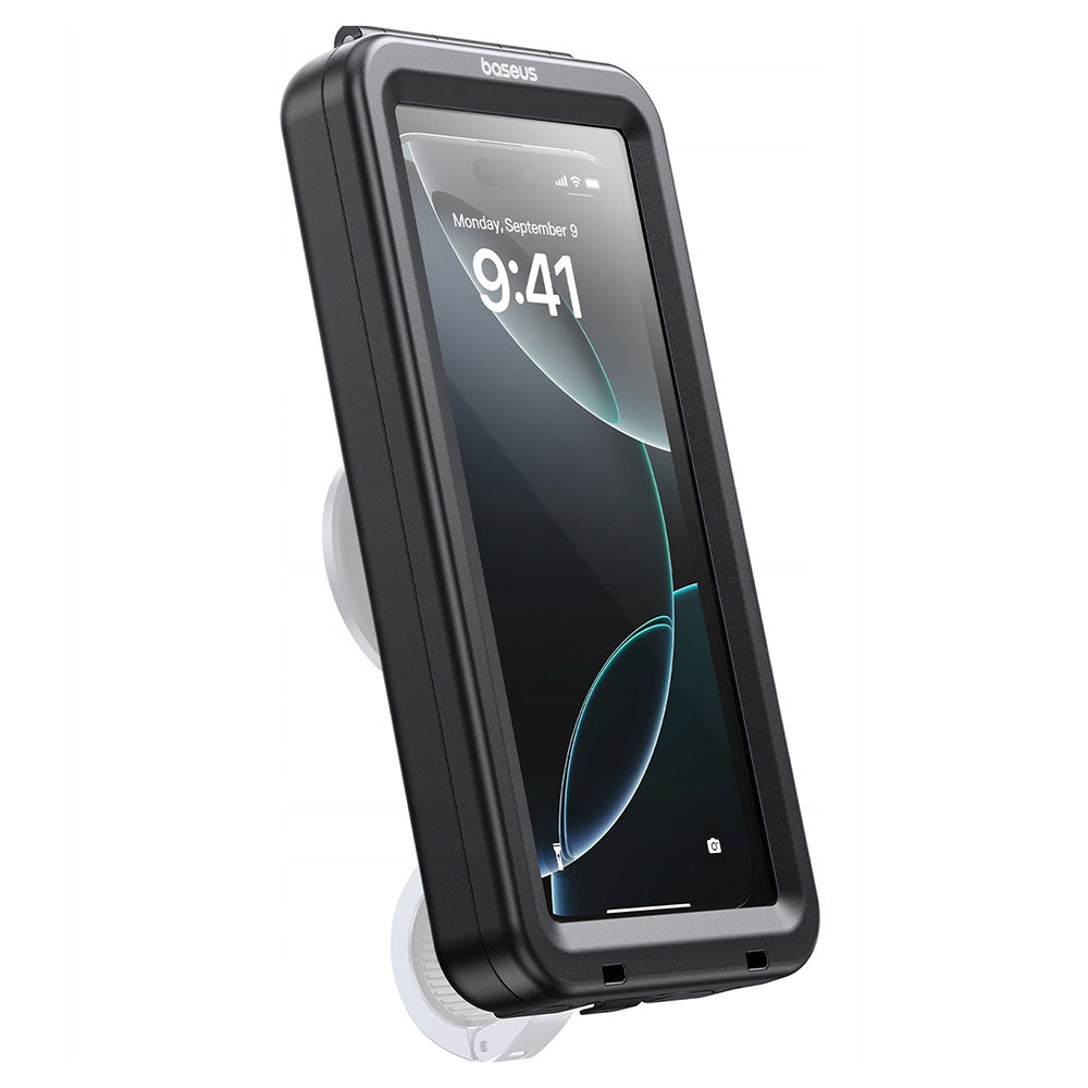 Universele Waterdichte Hoes compatibel met Magnetische Fietssteun, Baseus, PrimeTrip VB1, Zwart C0013D01