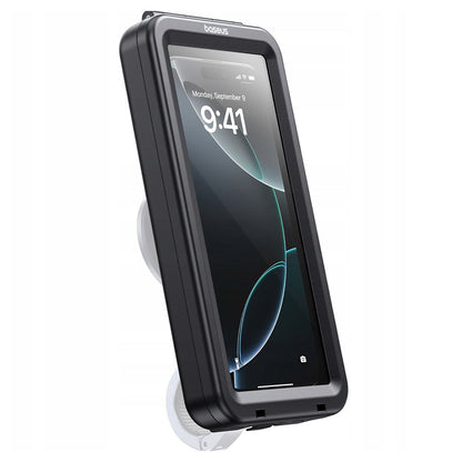 Universele Waterdichte Hoes compatibel met Magnetische Fietssteun, Baseus, PrimeTrip VB1, Zwart C0013D01