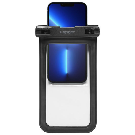 Universele Waterproof Hoes voor Telefoon max. 3.5inch - 7inch, Spigen, A601, Set van 2 stuks, Zwart AMP04523
