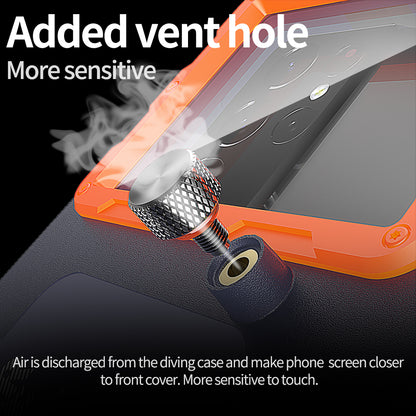 Universele Waterdichte Hoes voor Telefoon max. 6.8 inch, ShellBox, Zwart