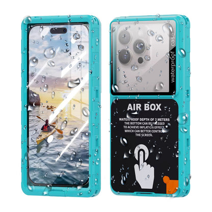 Universele Waterdichte Telefoonhoes max. 6,9 inch, ShellBox, AirBox, Blauw