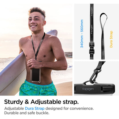 Universele Waterdichte Telefoonhoes max. 6,9 inch, Spigen, A610, Transparant AMP04530