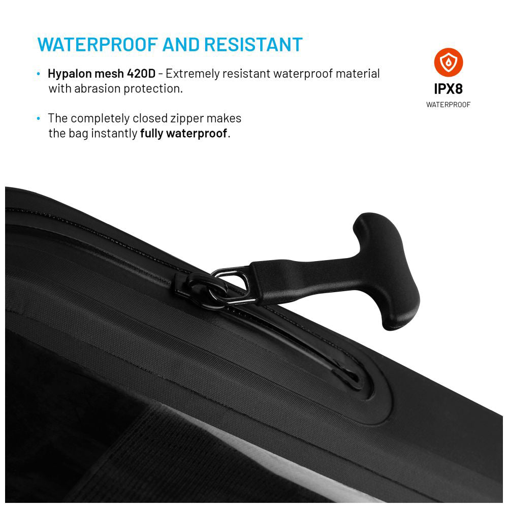 Universele Waterproof Hoes voor Telefoon max. 7 inch, Fixed, Zwart