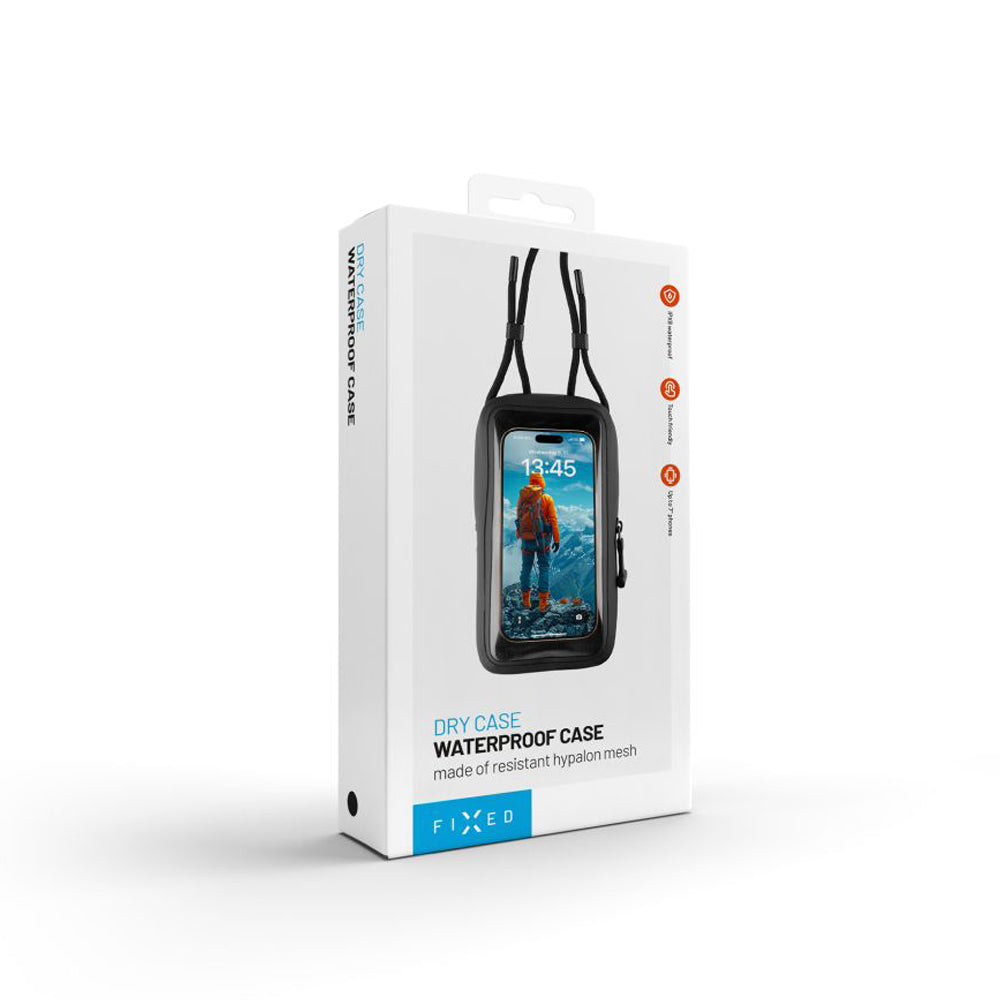 Universele Waterproof Hoes voor Telefoon max. 7 inch, Fixed, Zwart