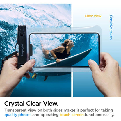 Universal Waterproof Phone Case, Spigen, A601, Transparent AMP04526