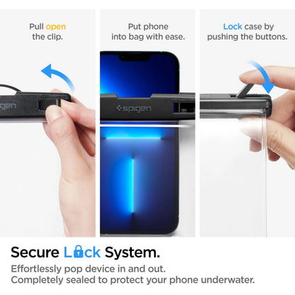 Universal Waterproof Phone Case, Spigen, A601, Transparent AMP04526
