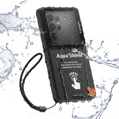 Universele Waterdichte Hoes Spigen, Aqua Shield A604, Zwart ACS11675