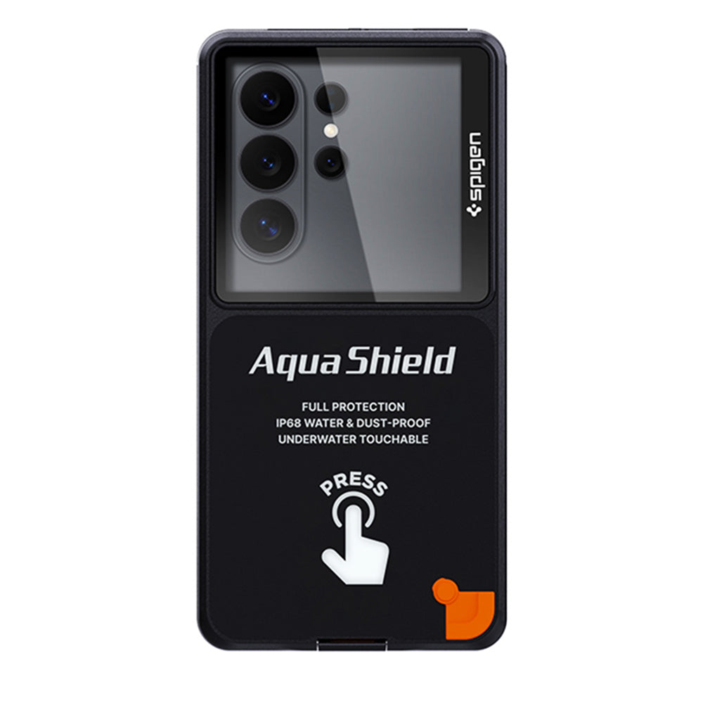 Universele Waterdichte Hoes Spigen, Aqua Shield A604, Zwart ACS11675