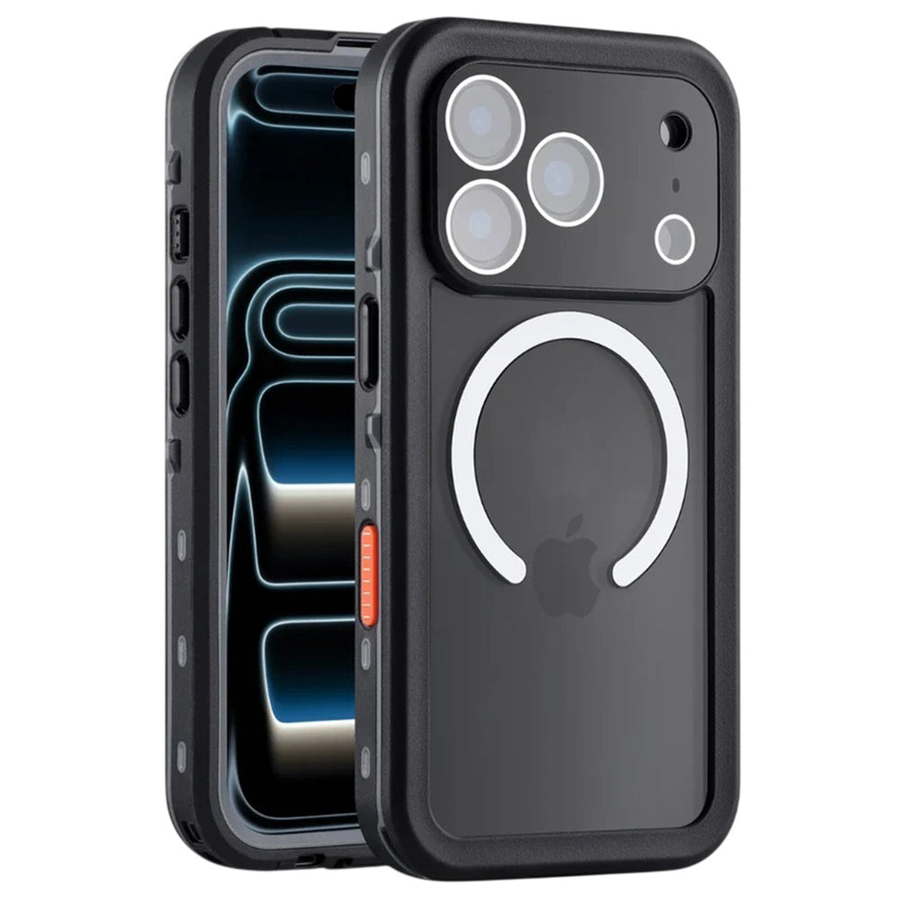 Waterproof hoesje voor Apple iPhone 18 Pro / 17 Pro, ShellBox, Zwart