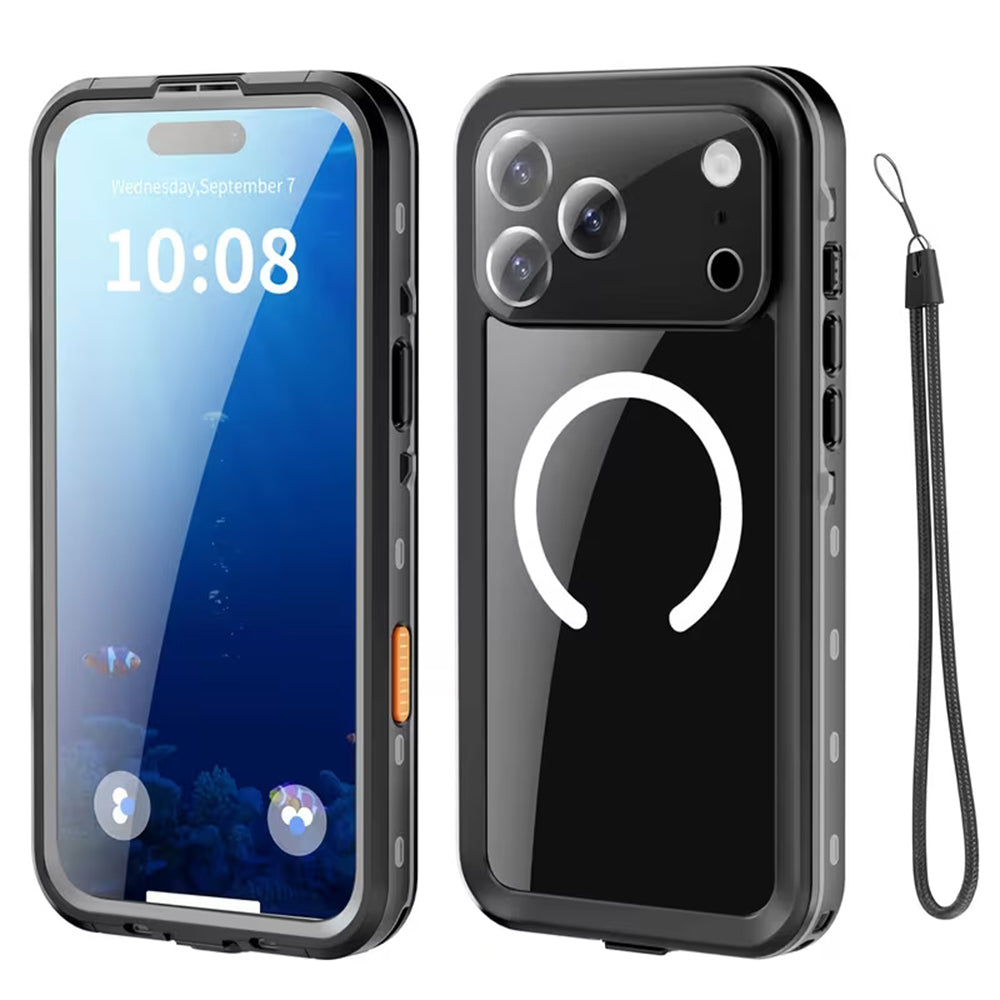 Waterproof hoesje voor Apple iPhone 18 Pro Max / 17 Pro Max, ShellBox, Zwart