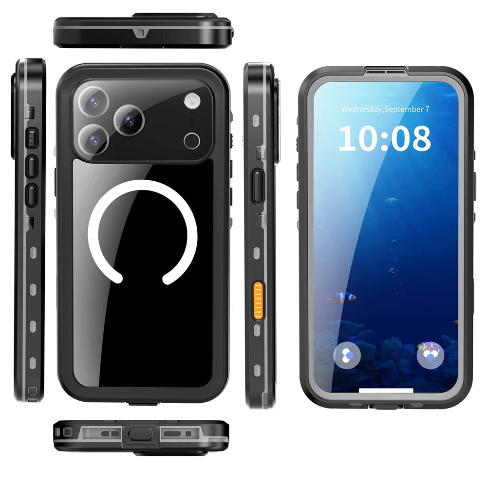 Waterproof hoesje voor Apple iPhone 18 Pro Max / 17 Pro Max, ShellBox, Zwart