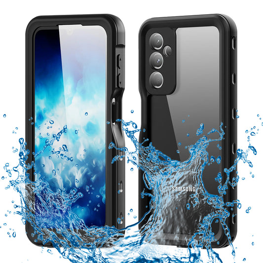 Waterproof hoes voor Samsung Galaxy A25 A256, ShellBox, Zwart