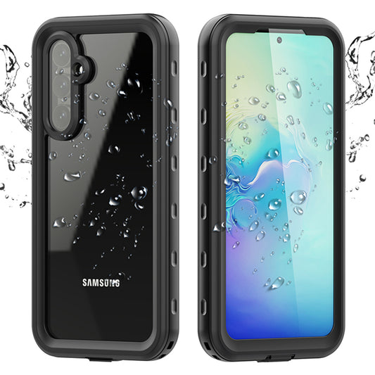 Waterproof hoes voor Samsung Galaxy A54 A546, ShellBox, Zwart