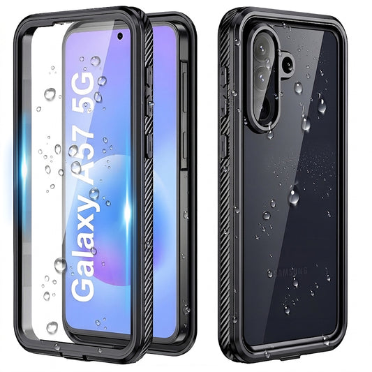 Waterproof hoes voor Samsung Galaxy A57 5G, ShellBox, Zwart