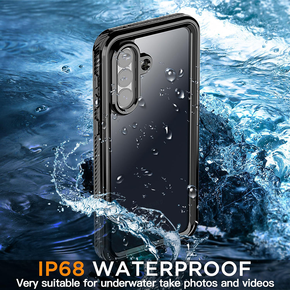 Waterproof hoes voor Samsung Galaxy A57 5G, ShellBox, Zwart