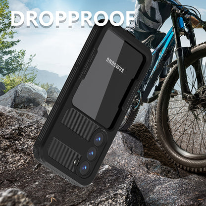 Waterproof hoes voor Samsung Galaxy S23 S911, ShellBox, Zwart