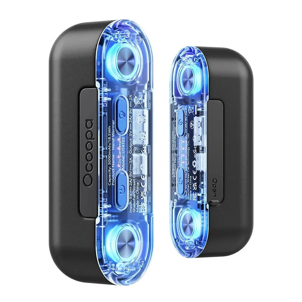 Ocoopa UT2s GamerPro Handwarmer, Zwart