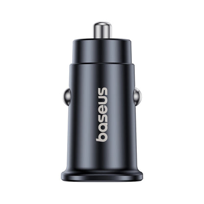 Auto-oplader Baseus GoTrip, 30W, 3A, 1 x USB-A - 1 x USB-C, Zwart