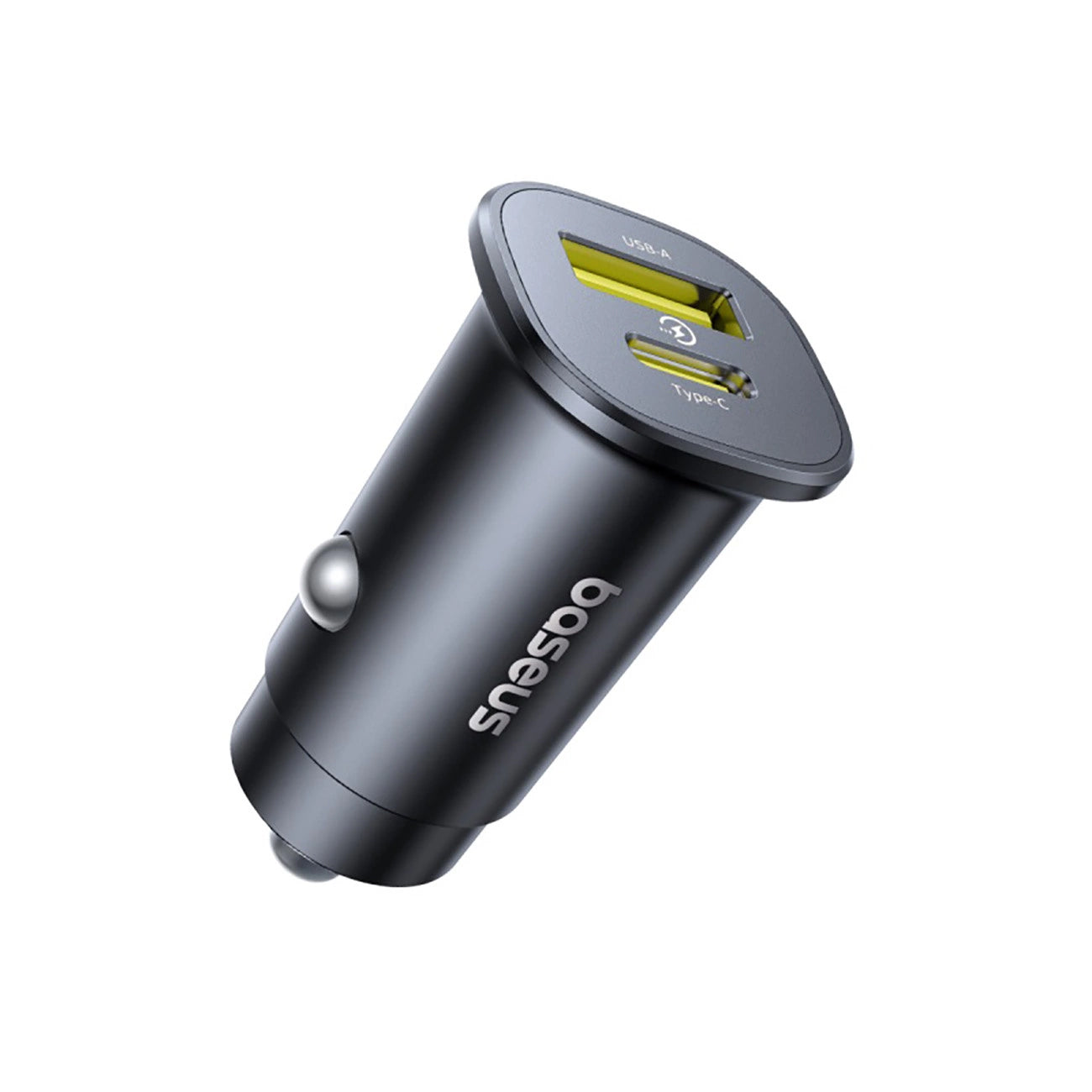Auto-oplader Baseus GoTrip, 30W, 3A, 1 x USB-A - 1 x USB-C, Zwart