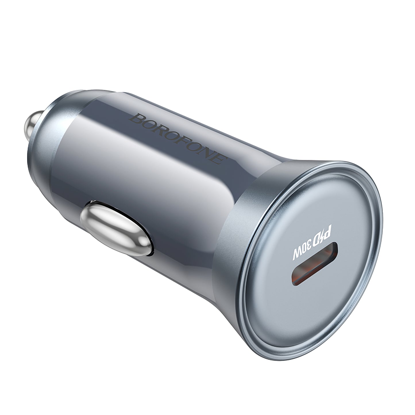 Borofone BZ26 Searcher Car Charger, 30W, 3A, 1 x USB-C, Gray