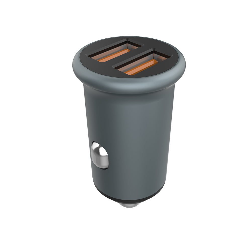 Auto Oplader ColorWay, 36W, 3A, 2 x USB-A, Gri