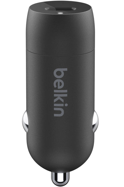 Autolader met USB-C-kabel Belkin BoostCharge, 30W, 3A, 1 x USB-C, Zwart CCA004bt1MBK-B6