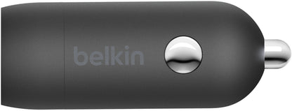Autolader met USB-C-kabel Belkin BoostCharge, 30W, 3A, 1 x USB-C, Zwart CCA004bt1MBK-B6