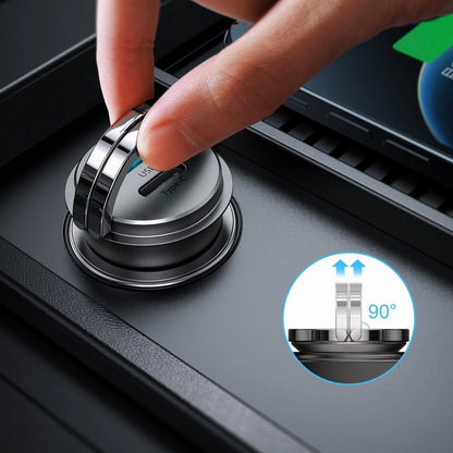 Auto-oplader Joyroom C-A35, 45W, 5A, 1 x USB-A - 1 x USB-C, Gri