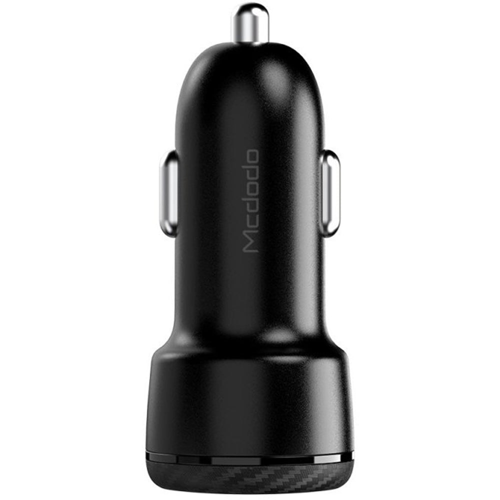Auto-oplader McDodo CC-5970, 38W, 3A, 1 x USB-A - 1 x USB-C, Zwart