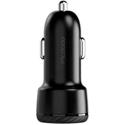 Auto-oplader McDodo CC-5970, 38W, 3A, 1 x USB-A - 1 x USB-C, Zwart