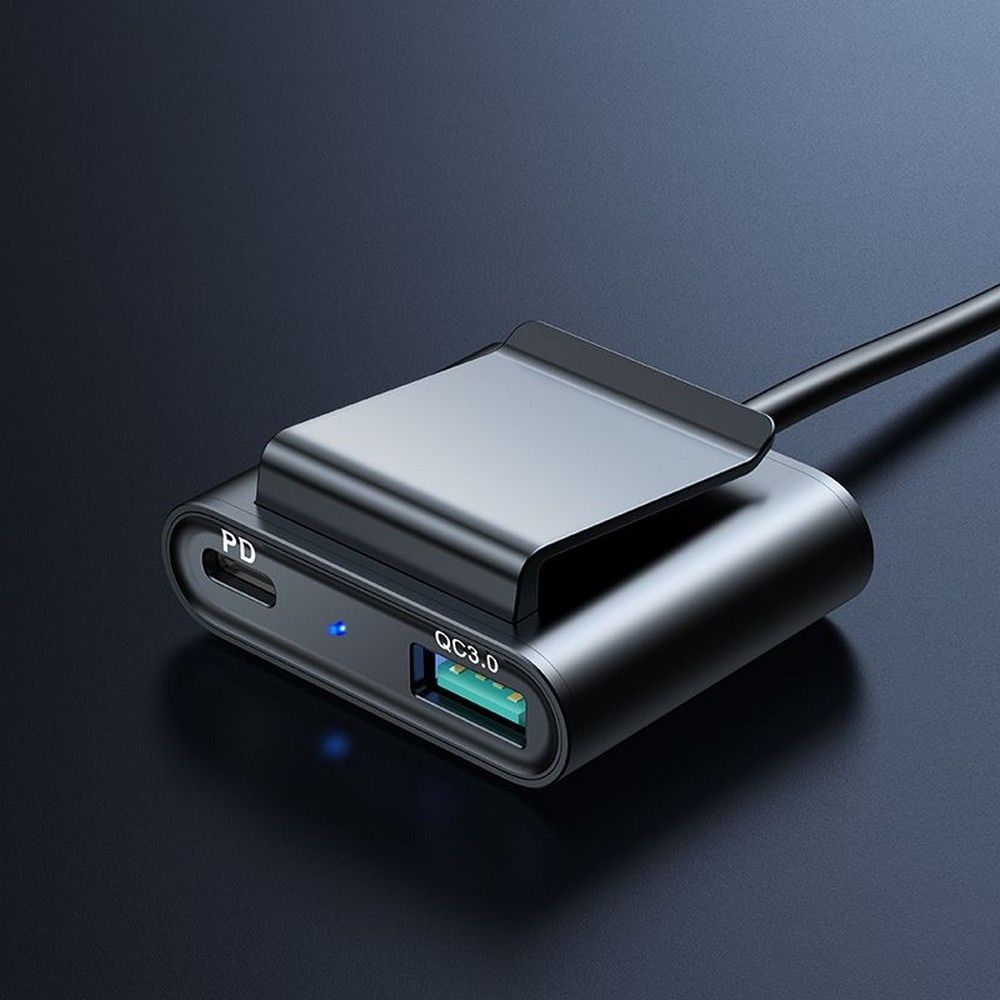 Auto-oplader Joyroom JR-CL05, 72W, 3A, 2 x USB-C - 3 x USB-A, Zwart