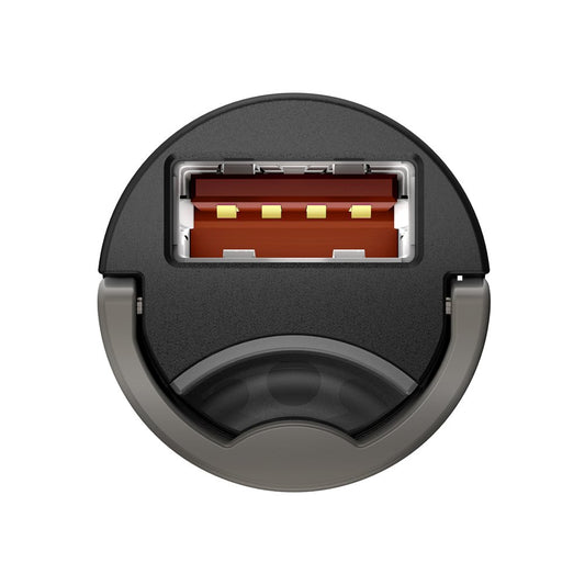Auto-oplader Baseus Star Mini, 30W, 3A, 1 x USB-A, Grijs VCHX-A0G