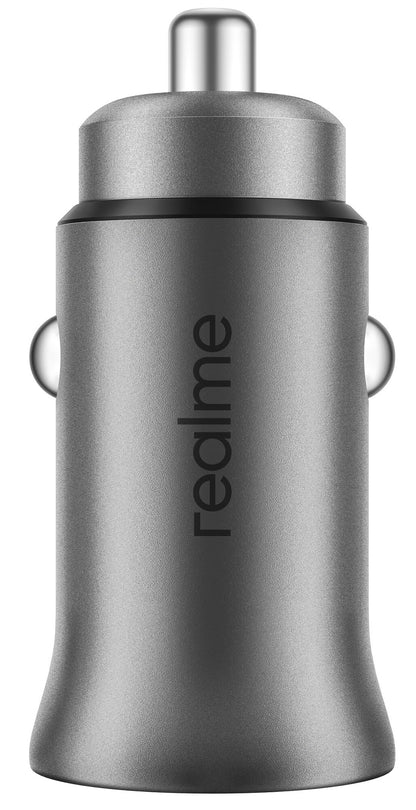 Realme Dart Car Charger, 33W, 4A, 2 x USB-A, Black