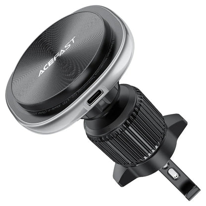 Draadloze Auto Oplader Acefast D41, 15W, 1.67A, Zilver