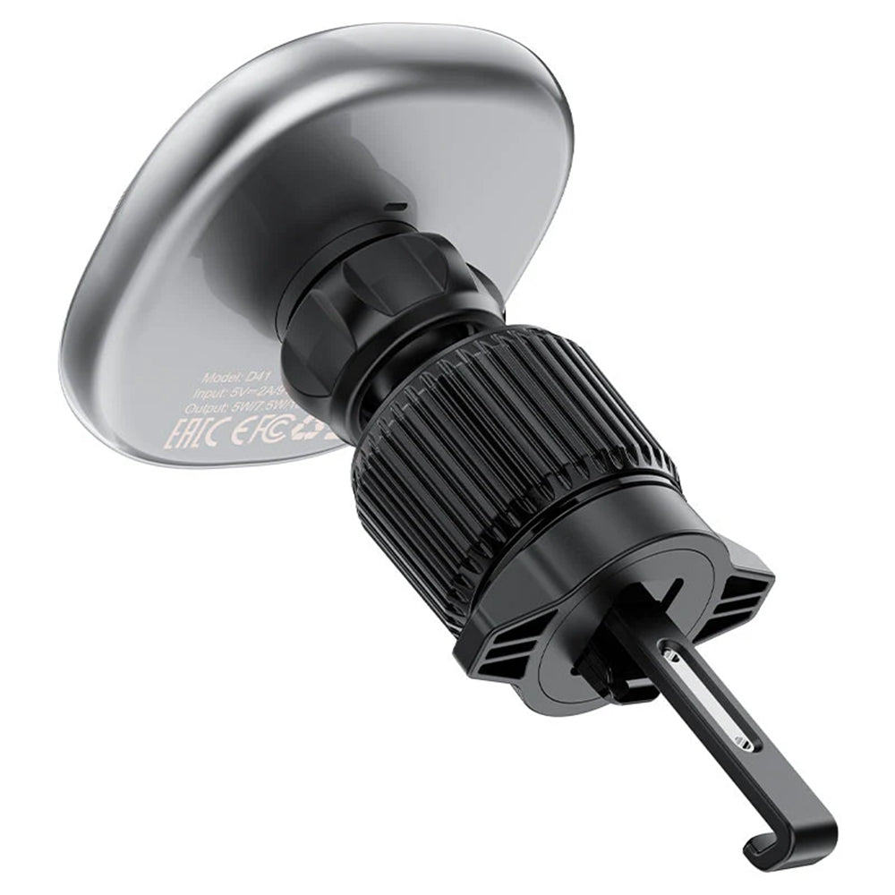 Draadloze Auto Oplader Acefast D41, 15W, 1.67A, Zilver