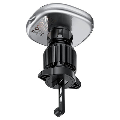 Draadloze Auto Oplader Acefast D41, 15W, 1.67A, Zilver