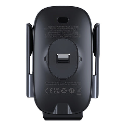 Baseus Milky Way Pro Series Wireless Car Charger, 15W, 1.67A, Black C40357000111-00