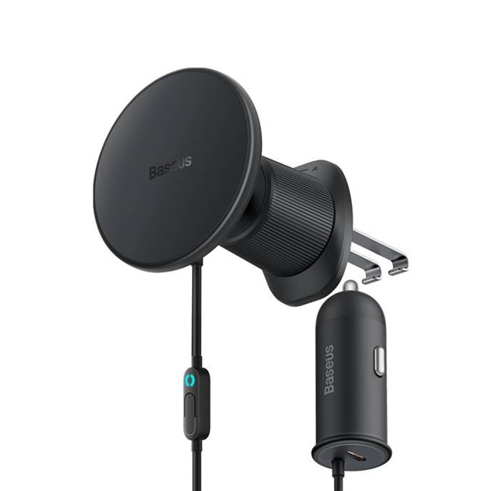 Draadloze Auto Oplader Baseus CW01, 15W, 1.67A, Zwart C0013A01