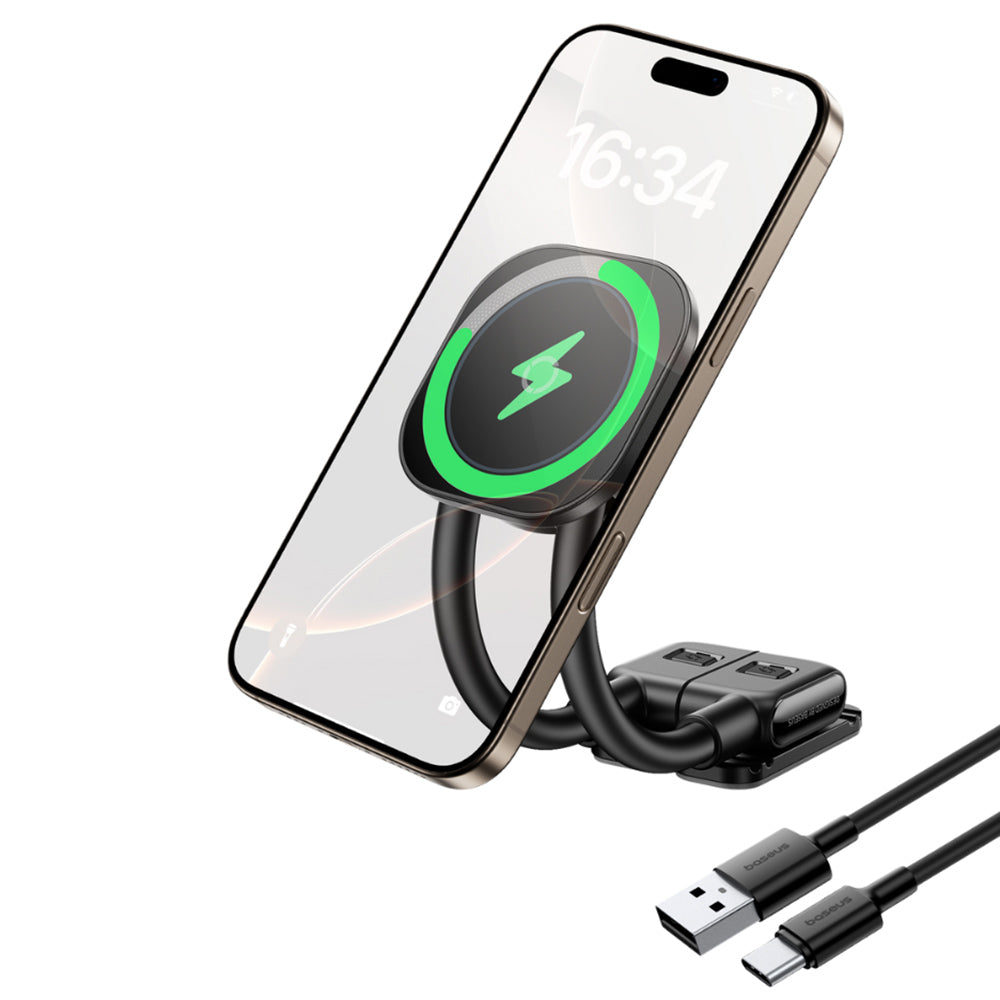 Draadloze Auto Oplader Baseus PrimeTrip C03s Pro, 15W, 1.67A, Zwart C0013803