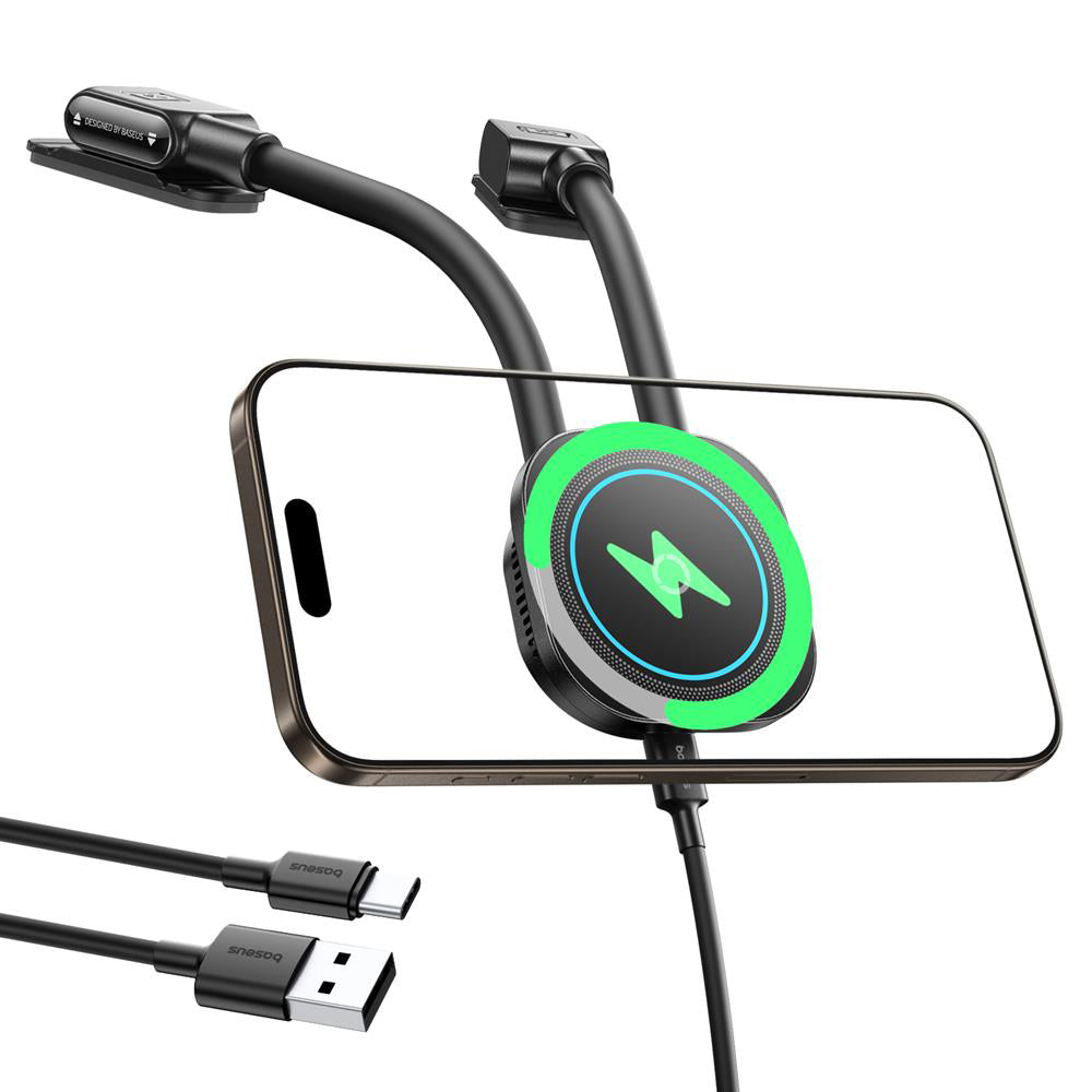 Draadloze Auto Oplader Baseus PrimeTrip C03s Pro, 15W, 1.67A, Zwart C0013803