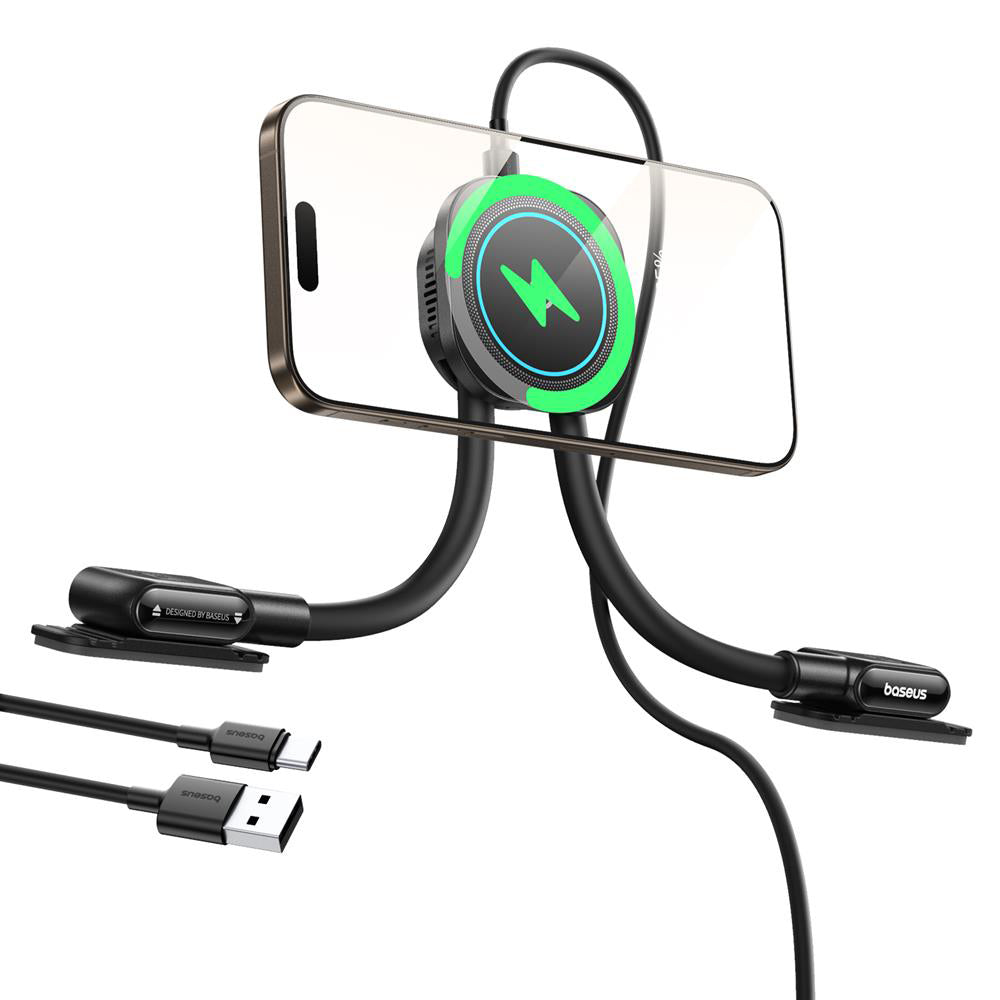 Draadloze Auto Oplader Baseus PrimeTrip C03s Pro, 15W, 1.67A, Zwart C0013803