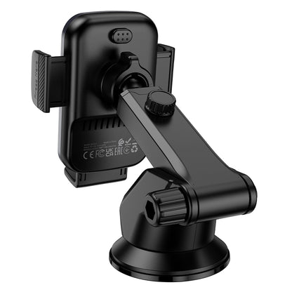 Wireless Car Charger Borofone BH222 Leading, 15W, 1.67A, Black