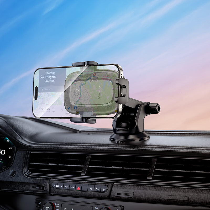 Draadloze Auto Oplader Borofone BH223 Follower, 15W, 1.67A, Zwart