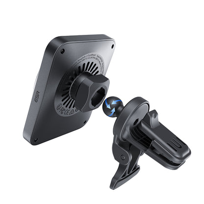 Draadloze Auto Oplader ESR CryoBoost, 15W, 1.67A, Zilver