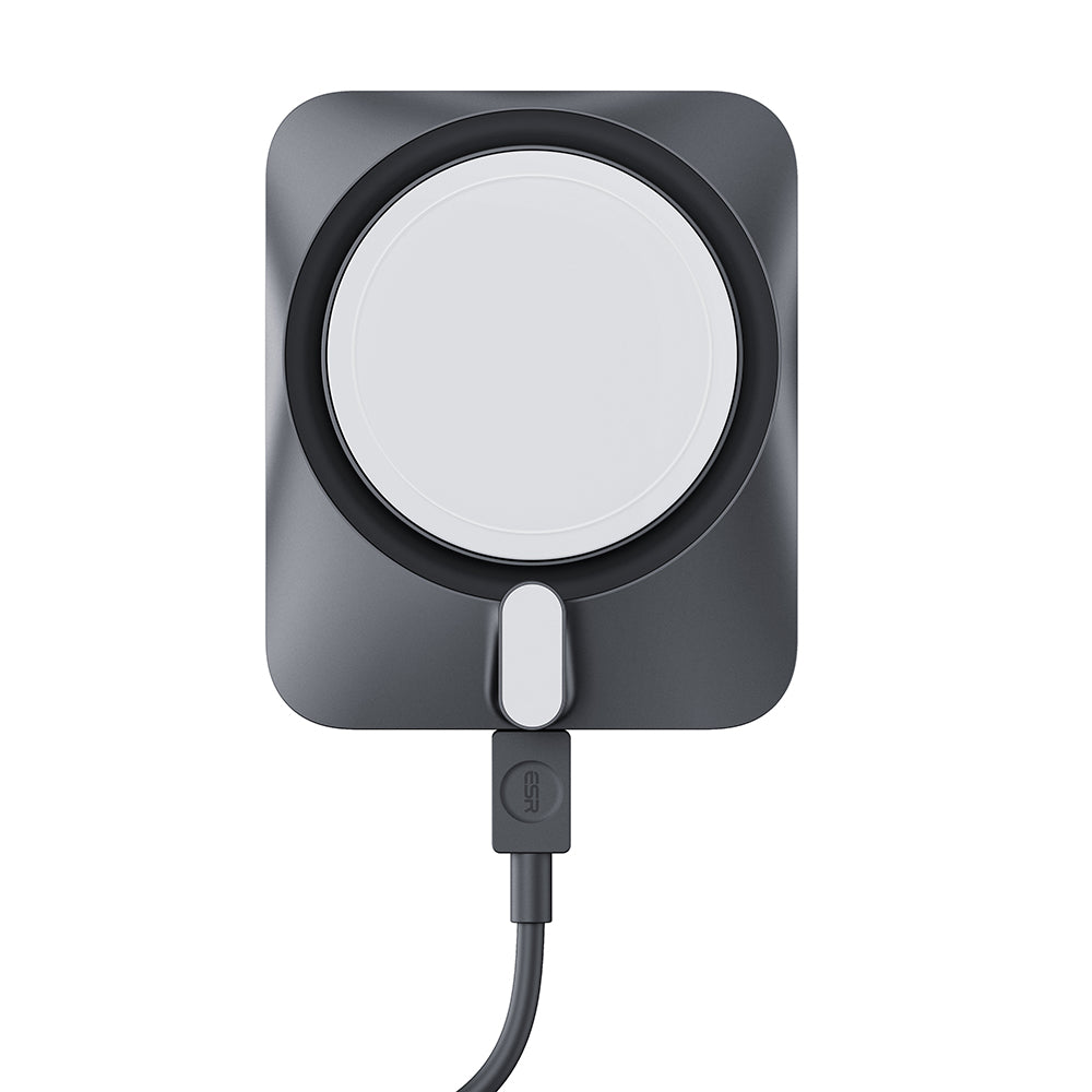 Draadloze Auto Oplader ESR CryoBoost, 15W, 1.67A, Zilver