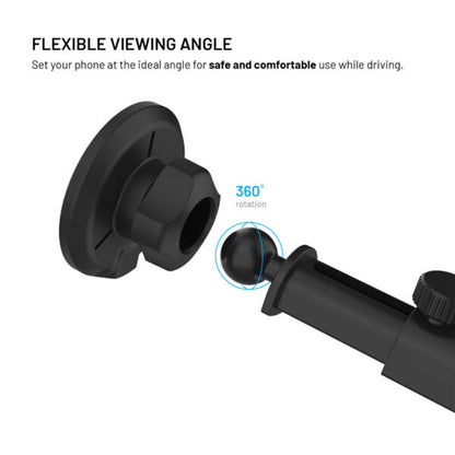 Draadloze Auto Oplader Fixed MagRound 2 XL, 15W, 1.67A, Zwart